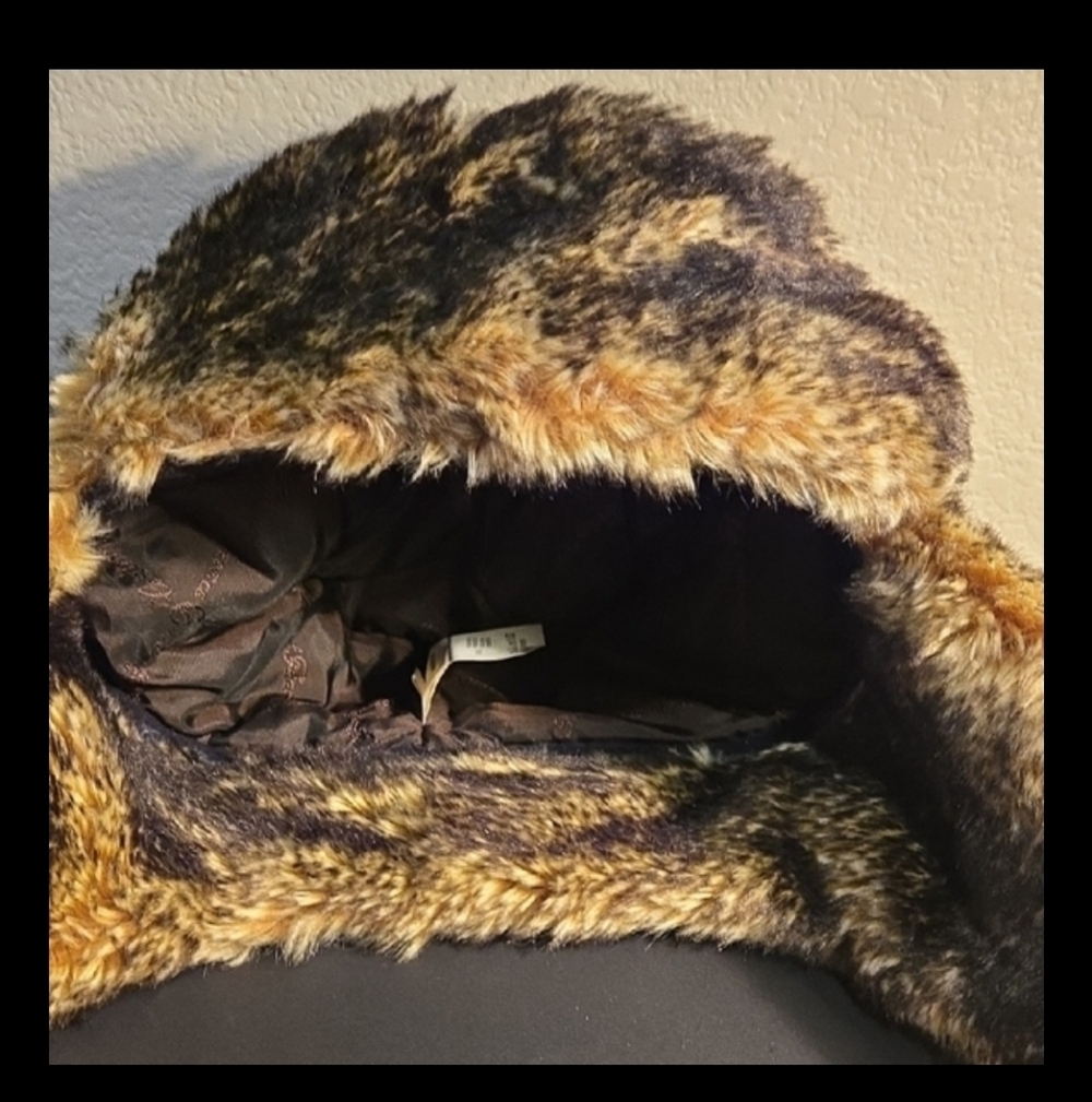 Conte‎ Of Florence Brown Faux Fur Trapper Hat